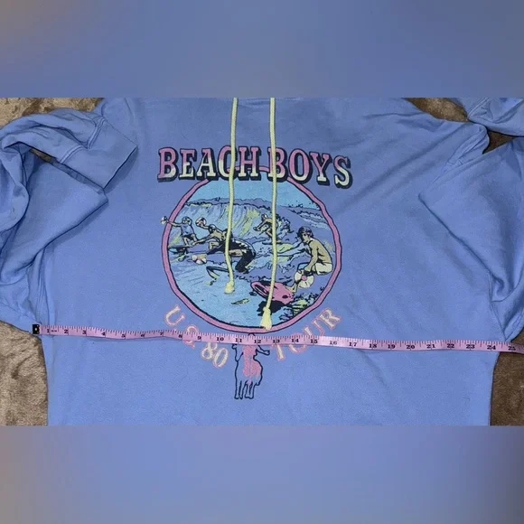 DAYDREAMER Beach Boys Hoodie in Periwinkle Blue Size Medium - Picture 6 of 7